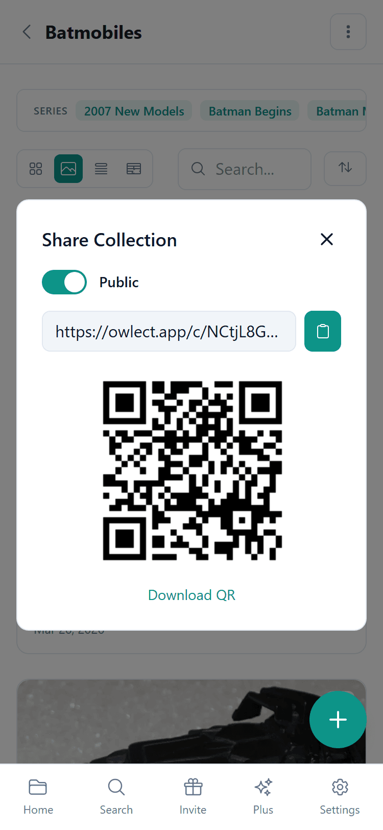 Dialogo de compartir