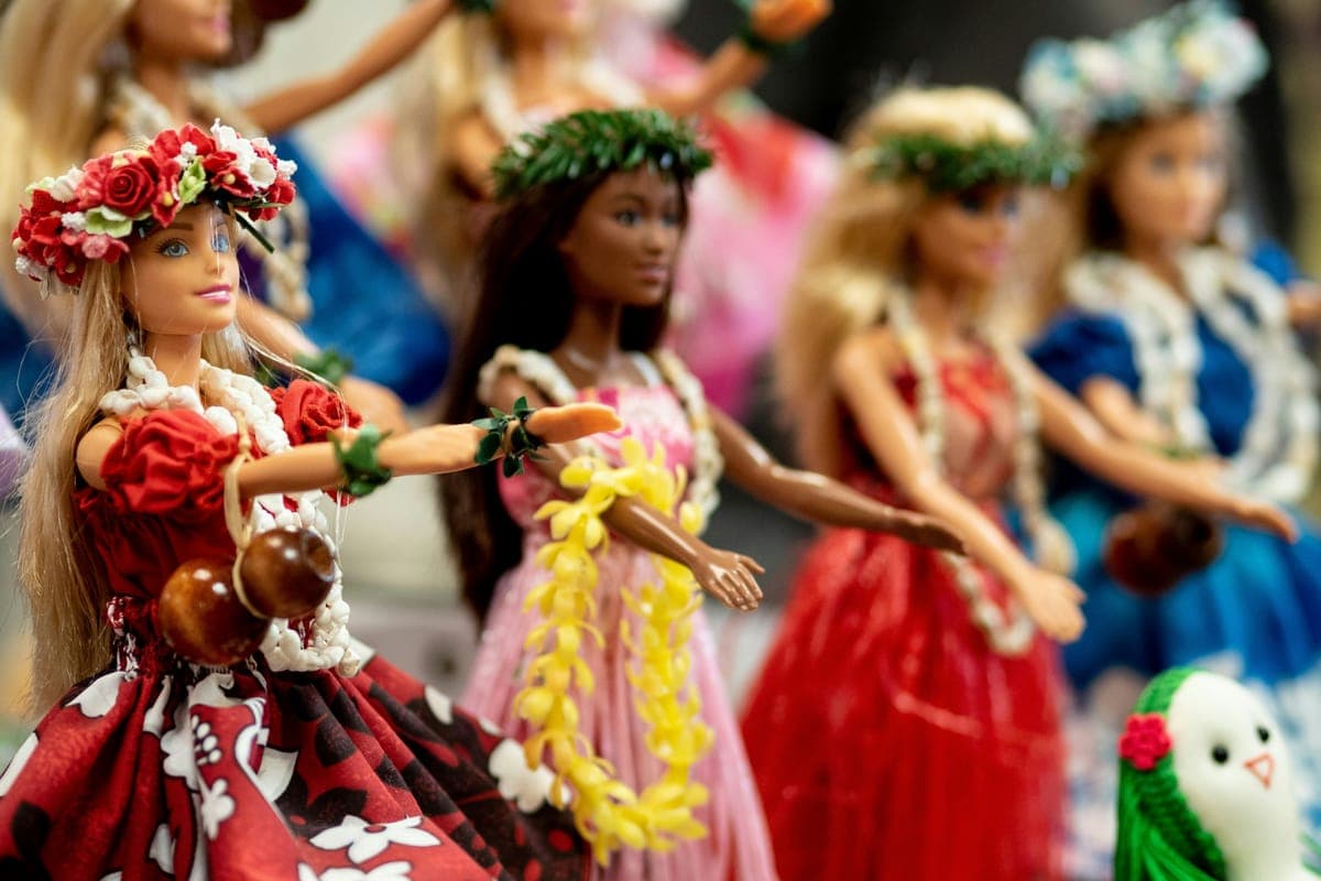 Colección de muñecas y figuras en exhibición